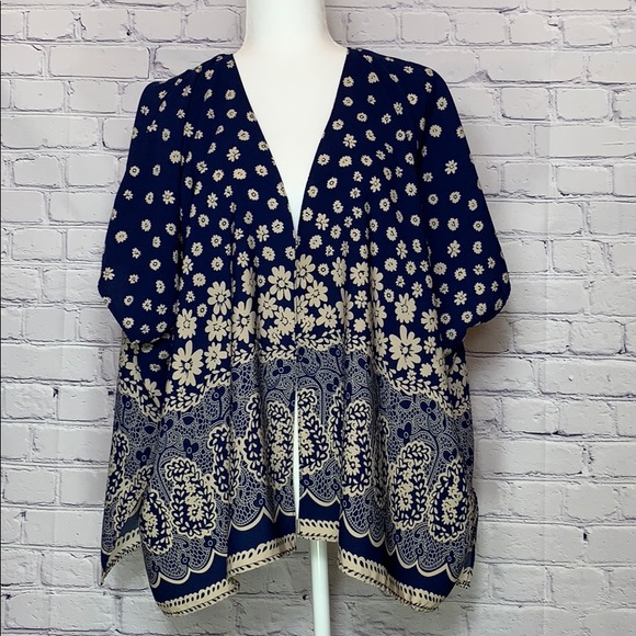 🍀3/$10 Blu Pepper Vintage | Cover Up | ONE SIZE - Picture 1 of 7